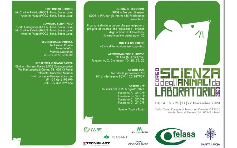 Corso FELASA novembre 2023